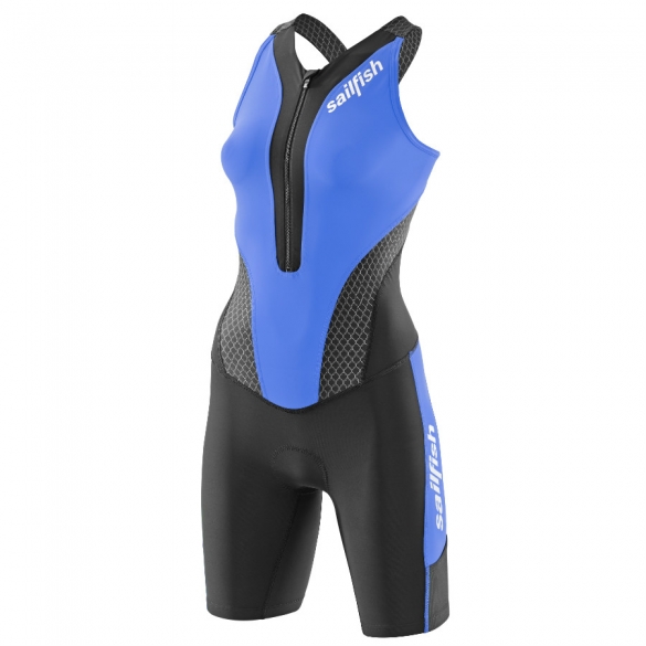 Sailfish Competition trisuit vrouwen blauw 2015 STCOMWB